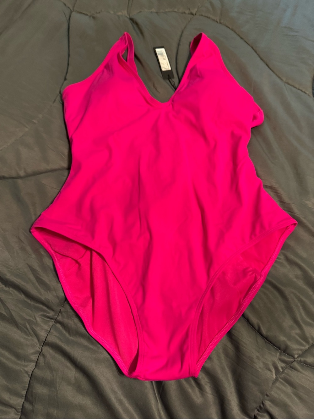 NWT TA3 Swimwear Plungey Pink Womens XL Short One Piece Swimsuit TA304 $178 MSRP